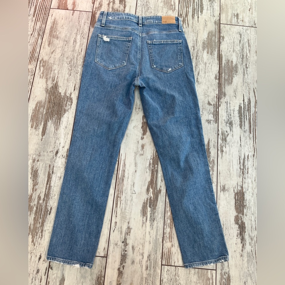 Paige Sarah Slim High Rise Straight Leg Jeans - Size 27 - Picture 6 of 16